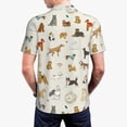 thumbnail image 4 of Balery Dogs Funny Pets Printed Men’s Short Sleeve Polo Shirt, Midweight Men's Shirt,Golf Polo shirts -4X-Large, 4 of 9