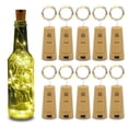 thumbnail image 2 of Mini luces de cadena de hadas Bling Bling 20 LED corcho para botella de vino impermeables, 2 of 9