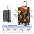 thumbnail image 4 of Kdxio Elegant Still Life Roses Pattern Luggage Cover for Travel,Elastic and Durable,Fits 18-32 Inch,Anti-Scratch Suitcase Protector-No luggage included, 4 of 5