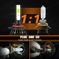 thumbnail image 3 of For 2013-2019 GMC Acadia 8000K White LED Headlight High Low Beam Fog Light Bulbs, 3 of 13