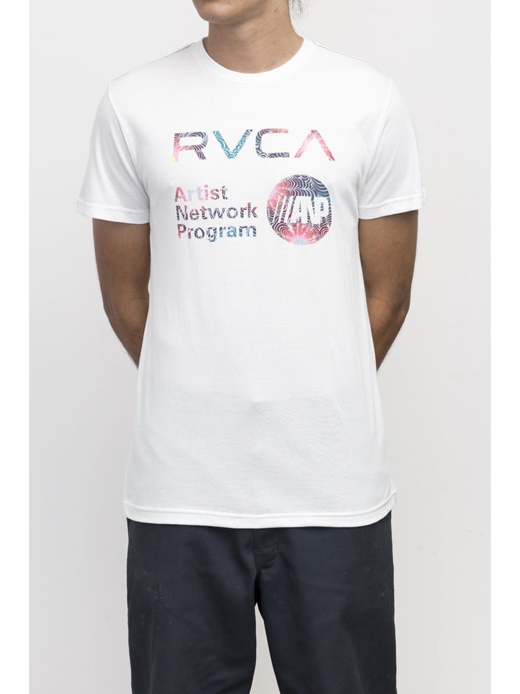 RVCA Mens Pick Up Short Sleeve Crew Neck Shirt RVCA Mens Pick Up Short Sleeve Crew Neck Shirt
