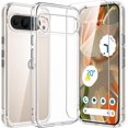 thumbnail image 1 of KOMI for Google Pixel 9 Pro XL Case, with 1X Screen Protector, Clear [Not Yellowing] [Military-Grade Drop Protection] Slim Shockproof Protective Cover Phone Case for Pixel 9 Pro XL, Clear, 1 of 5