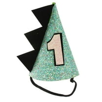 WRITWAA 1Pack Dinosaur Costume Hat Party Style Light Green for Kids First Birthday Party