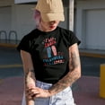 thumbnail image 2 of Distressed Flip Flops, Fireworks & Freedom, Retro 4th of July Gift, Black T-Shirt, 3XL, 2 of 5