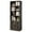 Dark Oak, variant on COZONY 6-Shelf Bookcase with Doors, 71" Tall Industrial Farmhouse Bookshelf, Deep Wooden Display Storage Shelves for Bedroom, Living Room, Office, Grey