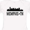 thumbnail image 4 of Inktastic Memphis Tennessee City Skyline Boys or Girls Long Sleeve Baby Bodysuit, 4 of 5