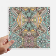 thumbnail image 1 of eu rococo style lines pattern sticker tags wall picture laptop decal self adhesive, 1 of 1