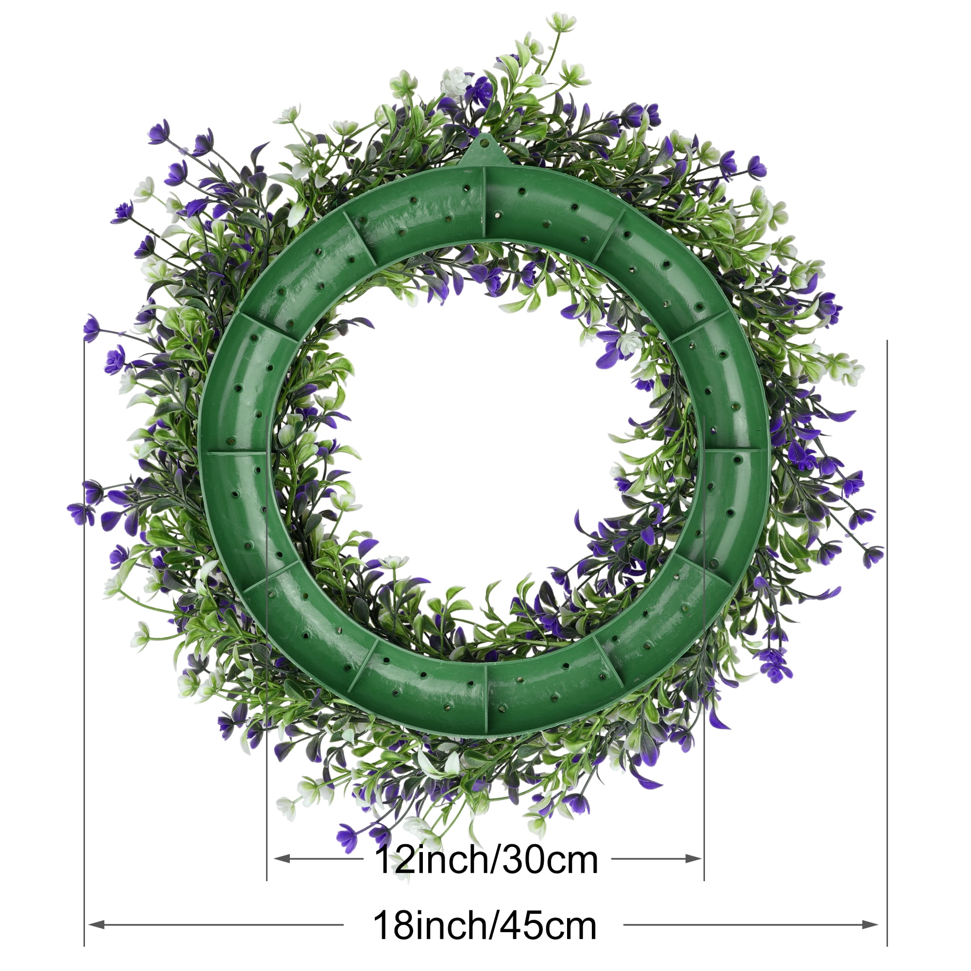 Unique Bargains Boxwood Wreaths for Front Door Fall Decorations Farmhouse Wreaths Purple