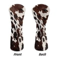 thumbnail image 5 of Uorisanigo Golf Club Head Covers, Golf Club Covers, Driver Headcover Fairway Wood Hybrid Golfs Headcovers, Brown Cow Print Headcovers Set with Soft Lining Keep Clubs Dry and Clean, 5 of 7