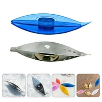 SWETRACE Tatting Shuttles Knitting Tool Assorted Color 2Pcs 2.8x0.9In