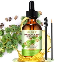 Yecuce Black Castor Oil, Cold Pressed & Pure, Rich in Omega-6 & Omega-9, for Hair, Skin & Scalp Care,60ml/2.02floz