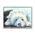 thumbnail image 3 of Stupell Industries Fluffy Old English Sheepdog Puppy Resting Grey Framed, 16 x 20, Design by George Dyachenko, 3 of 5