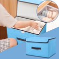 thumbnail image 1 of Boîte de Rangement Pliable Vêtements Divers Boîte de Rangement Portable avec Couvercle Boîte de Rangement Pliable, 1 of 6