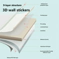 thumbnail image 6 of Self-adhesive Diatom Mud Wallpaper Thickened TV Background Linen wallpaper Bedroom Renovation Home Decor XPE Foam Wall Stickers, 6 of 10