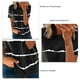 thumbnail image 5 of Summer Short Sleeve T Shirt, Women Short Sleeve T Shirt Loose Cut Stripes Pattern For Office ANGGREK Otros, 5 of 5