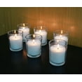 thumbnail image 5 of Mainstays Unscented Filled Votive Glass Candles, White, 12-Pack Votive Candles, 5 of 5