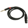 thumbnail image 1 of XLR Sound Cable, XLR Female To 6.35mm Cable Shielding Structure 4.9ft  For Power  For Microphone, 1 of 8