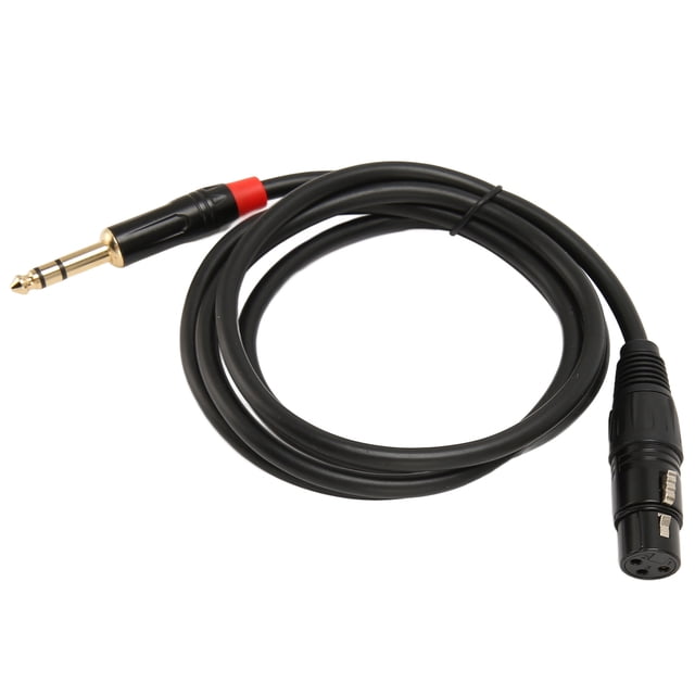 XLR Sound Cable, XLR Female To 6.35mm Cable Shielding Structure 4.9ft For Power For Microphone