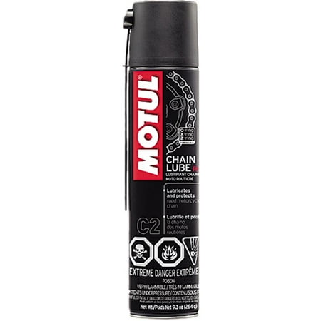 Motul Motorcycle On Road Chain Lube C2 400ml 9.3 Ounce (Best Motorcycle Chain Lube Review)