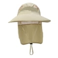 thumbnail image 3 of Sombrero de malla Para El Sol Sunnimix Unisex Caqui Sombrero de pescador de ala ancha, 3 of 8