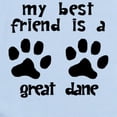 thumbnail image 2 of CafePress - My Best Friend Is A Great Dane Body Suit - Baby Light Bodysuit, Size Newborn - 24 Months, 2 of 4