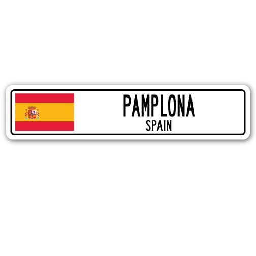 SignMission SSC-Pamplona Es Street Sign - Pamplona, Spain