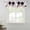 Pink, variant on Cute Girl Tie Up Valance Curtains for Windows, Kitchen Curtains Window Treatments, Pink White Cartoon Funny Star Striped Plaid Short Window Shades Valances for Bedroom Bathroom Cafe 42"x12"