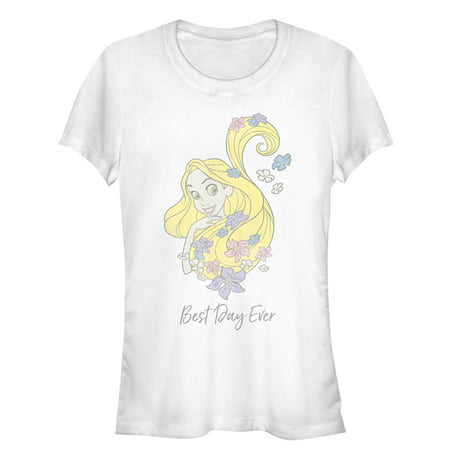 Tangled Juniors' Best Day Ever T-Shirt (Best Day Ever Shirt Tangled)