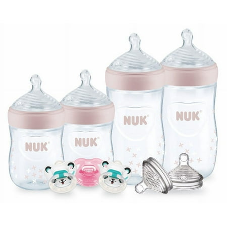 NUK Simply Natural Newborn Gift Set with Designs (Girl)