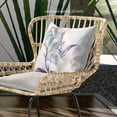 thumbnail image 2 of Amrita Sen Waterflower Throw Pillow with Removable Cover in White Blue Pink 18x18, 2 of 5