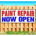 thumbnail image 1 of Paint Repair Now Open 13 oz Vinyl Banner With Metal Grommets, 1 of 4