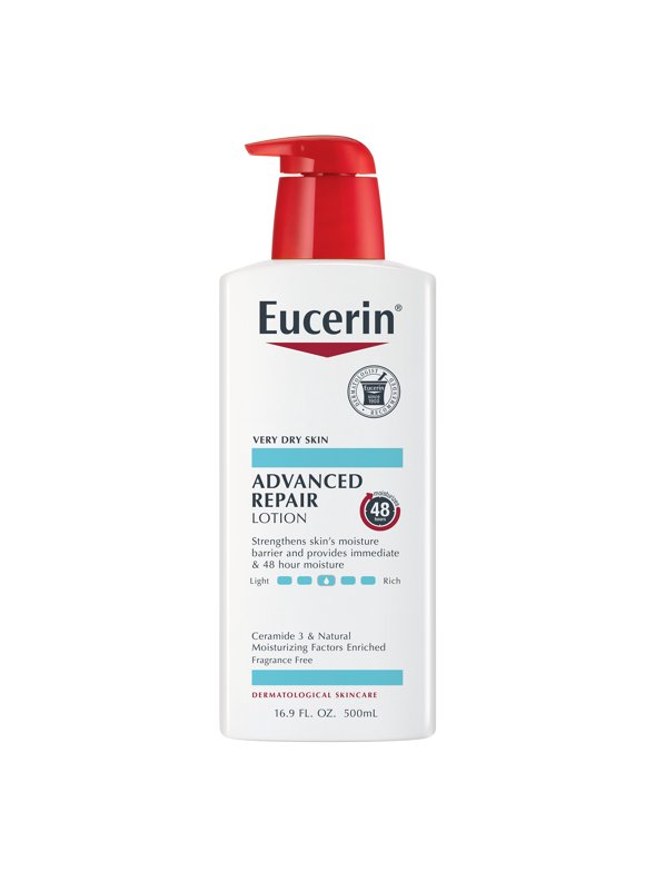 Eucerin Advanced Repair Body Lotion, 16.9 Fl Oz Pump Bottle