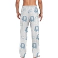 thumbnail image 2 of GZHJMY Elephant Pajama Pants for Men, Lounge Pants Lightweight Men Pajama Bottoms with Drawstring Pockets, Christmas New Year Birthday Gifts, Small, 2 of 6