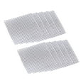 thumbnail image 1 of Milaget 10 Pieces Tank Wire Mesh Pad 8 x 8cm Aquarium Grass Holder Net, 1 of 9