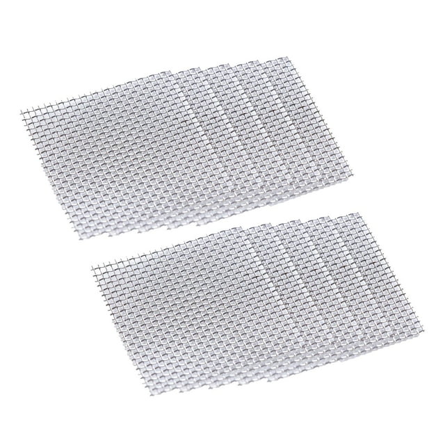GROWTH TANK 10 Pieces Tank Wire Mesh Pad 8 x 8cm Aquarium Grass Holder Net