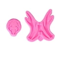 thumbnail image 4 of Fondant Molds, Wide Application Lovely Antler Shape Silicone Baking   For Bakery For Home, 4 of 8