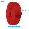thumbnail image 2 of Uxcell 8.5FT Taekwondo Colored Ranking Belts for Competition Training, Red 2 Pack, 2 of 6