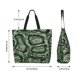 thumbnail image 5 of Easygdp Green Snakeskin Bolsas Tote para Mujer, Bolsos de Hombro para Viaje, Bolsos de Mano de Gran Capacidad para Compras y Trabajo, 5 of 8
