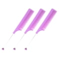 thumbnail image 4 of Peines para el cabello con cuentas DIY jinwen 3 piezas Rosa claro, 4 of 8