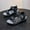 w-395Grey138, variant on Hifoo Boys Sandals Open Toe Patchwork Summer Comfortable Durable Footwear For Boys Versatile Casual Outdoor Sandals Daily Fixed Design For Fit Trendy Kids Shoes