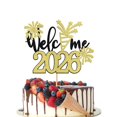 thumbnail image 1 of Topper para pastel Crseniny Welcome 2026 Fiesta de Año Nuevo, 1 of 7