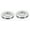 Polished Chrome, variant on Alno A6624-PC Royale Grab Bar Brackets Polished Chrome