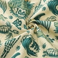 thumbnail image 6 of YIUME Men's Hawaiian Shirt Tropical Surf Punk Pattern By Loinda Flow Cotton Camp collar Short Sleeve Aloha Shirt, 6 of 8