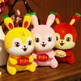 thumbnail image 5 of KUFptva 2023 Chinese Zodiac Rabbit Stuffed Doll Room Decor Soft Sleeping Toy for Emotion Appease Nursery Supply, 5 of 7