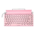 thumbnail image 1 of Mechanical Keyboard with Knob Control, Round Keycaps, Blue Switch - Triple Modes, Widely Compatible, Multifunctional, Ergonomic, 1 of 7