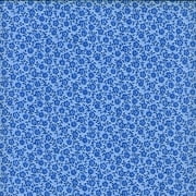 VIP Fabrics Calico Tonal Blue Fabric