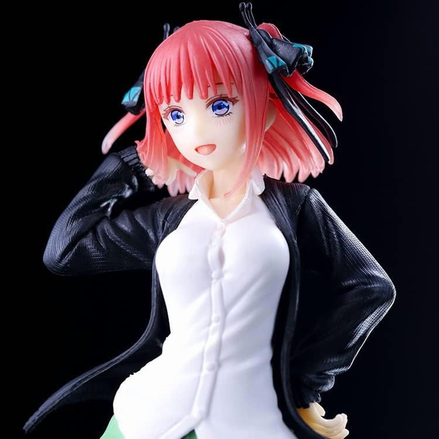 New Nakano Nino Figures, School Uniform Nino Action Figure Statue 20cm/7.9inch PVC Anime Character Model Collectible Decoration Craft Gift