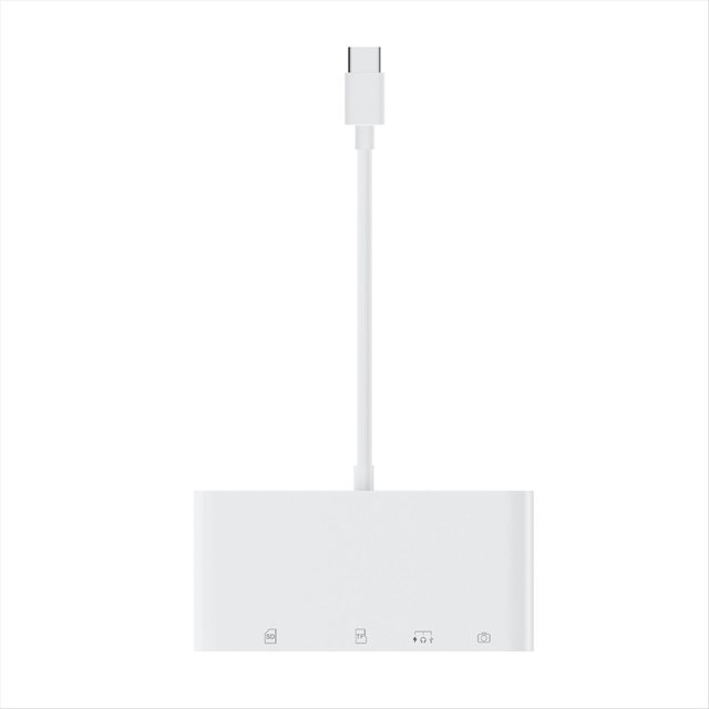 Lector de Tarjetas Inteligentes 5 en 1 Tipo C una Lector de Tarjetas SD TF, Unidad Flash, Adaptador OTG, Lector de Tarjetas USB 2.0 TIPO C