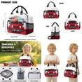 thumbnail image 5 of Kuiaobaty Truck Print Kids Backpack Set with Pencil Case for Boys Multi Pockets Backpack and Lunch Bag with Adjustable Strap 17 Inch Bookbag with Pencil Pouch for School Travel Picnic, 5 of 7