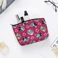 thumbnail image 3 of Gifts for Women,Cartoon Mickey & Minnie Donald Duck Makeup Bag,Large Cosmetic Bag Capacity PU Travel Toiletry Bag Organizer,Cute Makeup Brushes Aesthetic Accessories Storage Bag for Women, 3 of 4